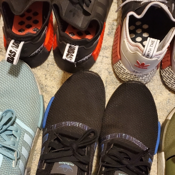 7 pairs of Adidas men's NMD-R1 athletic shoes - Picture 3 of 4